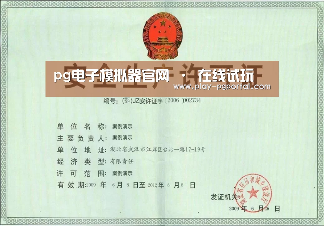 PG电子APP荣誉证书三
